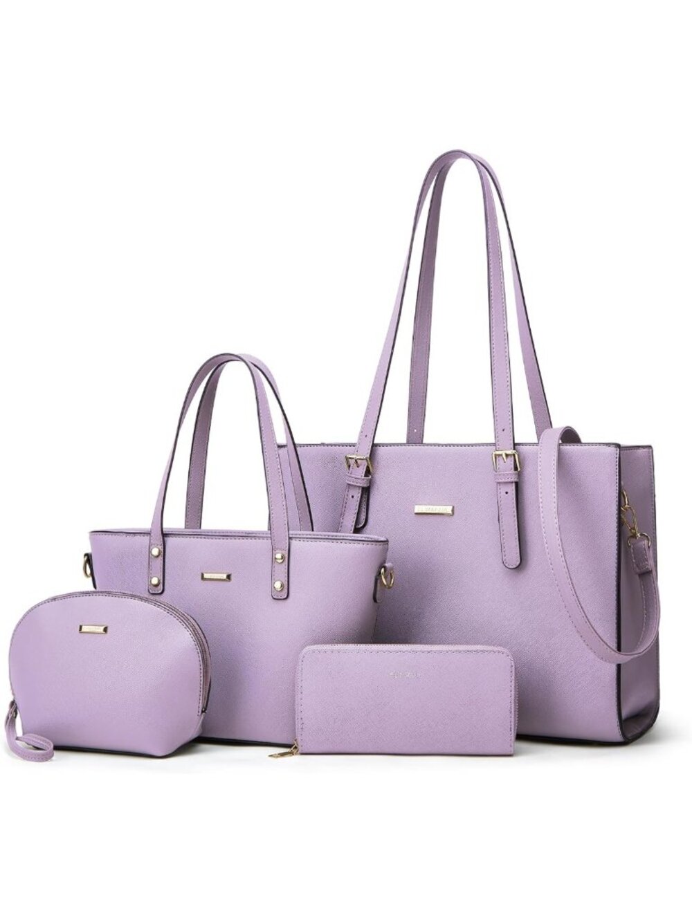 Stylish Women's Tote & Shoulder Bag Set - Versatile Satchel Purse for Everyday
